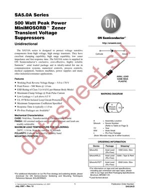 SA10ARLG datasheet  